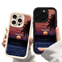 Coques de téléphone antichoc style Ins avec paysage de coucher de soleil pour iPhone 17 Air 16 15 Plus Pro Max 14 13 12 11 X – Housse de protection personnalisée