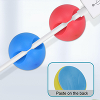 Nouveau design : Organisateur de câbles adhésif pour appareils, clips de gestion des câbles USB en silicone pour bureau