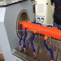 Machine de fabrication de conduites en spirale PE, ligne de production de tuyaux COD renforcés en spirale de carbone PE