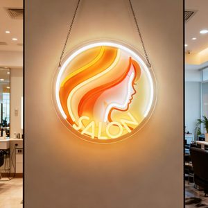 Hair salon Letreros Neon LED dimmable USB powered ambient <b>light</b> store <b>window</b> decoration <b>light</b> street indicator <b>light</b> Customized - Product Image 4