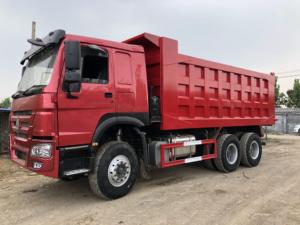 Camion léger diesel Howo 6x4 Euro 2, nouveau camion benne minier 10 roues, capacité de charge 11-20T, direction à droite, caméra arrière, 251-350HP, 6-8L - Product Image 4