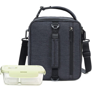 Boîte à lunch isotherme compacte pour le travail, l'école, les pique-niques – Sac à lunch réutilisable pour hommes, adultes, adolescents, femmes, garçons et filles - Product Image 1