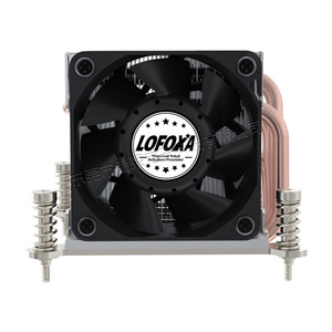 Refroidisseur de serveur Lofoka Lga2011, 4 caloducs, dissipateur thermique en cuivre et aluminium, ventilateur 60x60x25mm pour châssis - Product Image 4