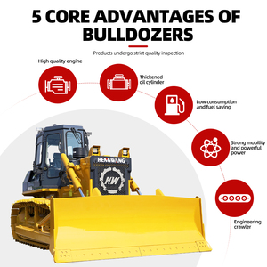 Hengwang 2025 <span class=keywords><strong>HW</strong></span> SD32 Mini tracteur à chenilles Bulldozer d'occasion avec moteur de pompe à moteur de composants de base de Santu - Product Image 3