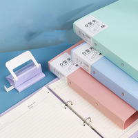 Classeur à joints toriques A4 Cahier à anneaux: couverture en PP amovible, surface non abrasive conçue pour les journaux manuscrits