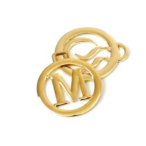 Bolso clásico de mujer de alta calidad, placa de logotipo personalizado ahuecado para bolso, logotipo grabado personalizado, letras de <span class=keywords><strong>Metal</strong></span> de una placa de alfabeto - Product Image 1