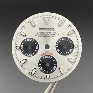 Accesorio de Reloj de Repuesto, Esfera Esmaltada o con Diseño de Rayos de Sol, Diseño de Tres Ojos, Disponible en Varios Colores, Esfera de 29.5mm Compatible con el Movimiento VK63 - Product Image 5