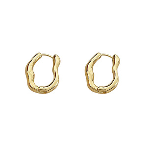 Vintage Metal Geometry Hoop <b>Earring</b> Fashion New Design Irregular Minimalist <b>Earrings</b> for Women Fashion Jewelry Gift - Product Image 6