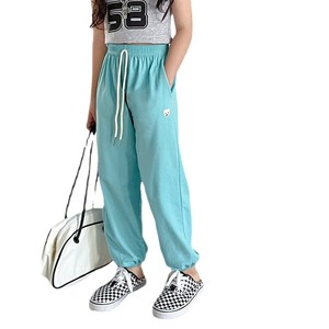 Cô Gái Mùa Hè Hàn Quốc Phong Cách Thể Thao Hàng Hóa Quần Xl Giữa Phẳng Chạy Bộ Còng Muỗi Chống Phong Cách Giản Dị Quần Dài Cho Trẻ Em - Product Image 5