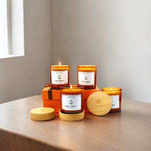 Portavelas de madera de haya decorativo personalizable WeWood hecho en Vietnam, tapa de corona, tapas de embalaje, cierres de botellas - Product Image 1