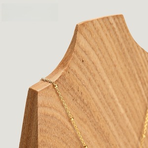 Custom Necklace <b>Display</b> Stand Solid Wood Necklace <b>Model</b> Neck Portrait Stand Showcase Jewelry <b>Display</b> Props - Product Image 2