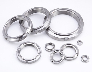 Tuercas de bloqueo redondas ranuradas <span class=keywords><strong>GUK</strong></span> DIN 981 M20 de metal de alta precisión - Product Image 3