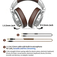 OneOdio A71 Headphone Over-Ear Dual Mode 3.5mm 6.5mm dengan Driver Dinamis untuk Musik/Gaming/PC/Perjalanan - Stereo Hi-Fi Lipat yang Ramah Perjalanan
