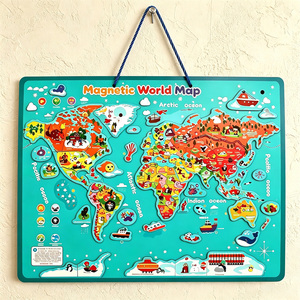 <span class=keywords><strong>Puzzle</strong></span> magnétique personnalisé de la <span class=keywords><strong>carte</strong></span> <span class=keywords><strong>du</strong></span> <span class=keywords><strong>monde</strong></span>, jouets éducatifs magnétiques pour enfants - Product Image 4
