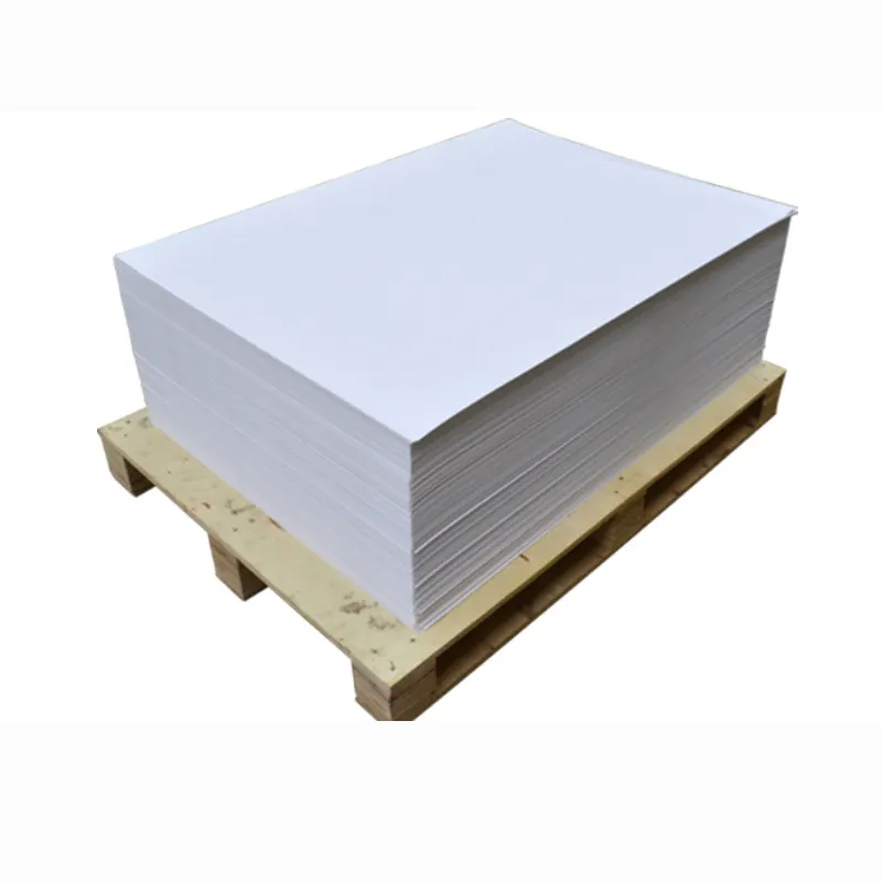 उच्च थोक 230-500g एक तरफ लेपित आइवरी कागज बोर्ड
