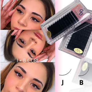 ขนตาปลอมแบบเส้นต่อเส้น Super Dark Matte Black J B Curl Volume ขนาด 0.05 8-15 มม. ไม่เหนียว ง่ายต่อการต่อเป็นพัด ขนตาแบบเส้นเดี่ยว Cashmere Volume Lash - Product Image 4