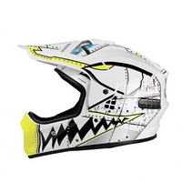 Casque de moto DOT transfrontalier tout-terrain pour la course et le VTT, en ABS, respirant, universel quatre saisons, coloré et stylé