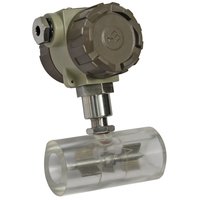 Débitmètre de liquide à zone variable en acier inoxydable avec écran LCD, compteur de carburant/gaz oxygène, compteur d'air/eau préréglé, bride en ligne