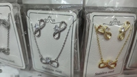 Conjunto de Joyería Fina con Circonita en Forma de Corazón, Chapado en Oro de 18k, para Novias, Collar y Aretes, Venta al por Mayor