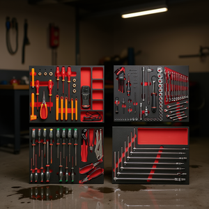 Juego de Herramientas Híbridas de 495 Piezas, Kit Profesional para Mecánicos con Destornilladores, Llaves, Vasos y Más, para Reparaciones Automotrices y Uso Doméstico - Product Image 3