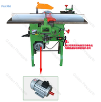 Machine à bois multifonctionnelle 260 mm avec scie, dégauchisseuse, raboteuse, perceuse et mortaiseuse pour diverses tâches de menuiserie