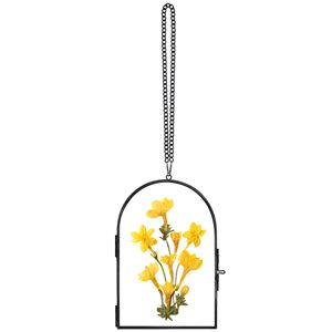 Nửa Thông Tư Trang Trí Nội Thất Vàng Handmade Độc Đáo Đôi Kính Hình Ảnh Khung Kính Ép Hoa Khung Cho Ép Hoa - Product Image 3