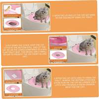 Kit d'apprentissage de la propreté pour chat en PVC écologique de qualité supérieure, réutilisable, détachable, ajustement universel, vente en gros, marque privée personnalisée