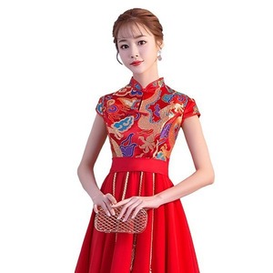 <span class=keywords><strong>Abito</strong></span> rosso <span class=keywords><strong>da</strong></span> donna per brindisi, <span class=keywords><strong>corto</strong></span>, stile cinese, per <span class=keywords><strong>cerimonia</strong></span> di fidanzamento, performance, taglia petite - Product Image 4