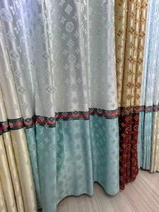 <span class=keywords><strong>Arredamento</strong></span> per la casa soggiorno in tessuto camera da letto tessuto Jacquard ritardante di fiamma isolato moderno formato personalizzato 100% tende - Product Image 5