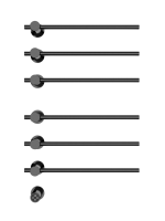 Sèche-serviettes électrique de luxe en acier inoxydable, radiateur chauffant, support chauffant pour serviettes, idéal pour hôtels et appartements, design moderne et minimaliste