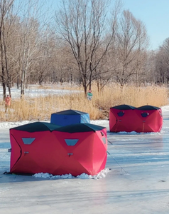 Carpa de Pesca en Hielo Transpirable y Anticondensación, Refugio Aislante y Resistente al Viento con Ventanas de Ventilación para Pesca Prolongada - Product Image 5