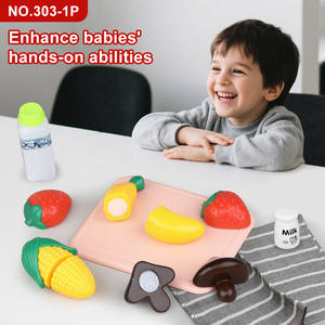 Coffret cadeau européen personnalisé, ensemble de cuisine pour enfants, <span class=keywords><strong>jouet</strong></span> musical électronique avec accessoires pour cadeaux d'anniversaire - Product Image 3