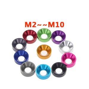 Arandelas de Aluminio de Alta Calidad Multicolores, Modelos <span class=keywords><strong>M2</strong></span>, <span class=keywords><strong>M2</strong></span>.5, M3, M4, M5, M6, M8, Tornillos de Cabeza Plana y Cabeza Redonda - Product Image 3