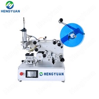Machine d'étiquetage semi-automatique pour surfaces planes en verre, avec colle non séchante, autocollante, HYT-30114 |   Étiquette de haute précision