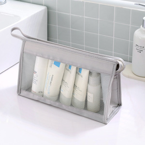 Nueva Bolsa de Almacenamiento Portátil para Viajes de Negocios, Bolsa de Maquillaje de Malla para Playa, Bolsa de Maquillaje de Gran Capacidad, Estuche de Lujo - Product Image 2