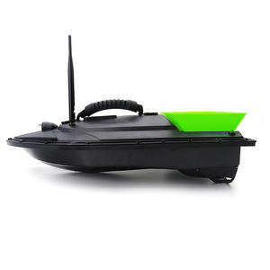 Barco Cebador de Pesca RC 54x27x21cm con Control Remoto de 500m, 2 Tolvas, Retorno con un Botón, Plástico Rojo, Alimentado por Batería - Product Image 4