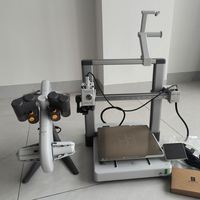 Mesin Printer 3D Bamboo Lab A1 Combo Kalibrasi Otomatis Penuh Presisi Tinggi Perataan Otomatis PLA USB/Wifi 500mm/s Multi-Warna