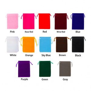 Pochette en velours à prix compétitif, sac cadeau avec logo, sacs cadeaux scintillants - Product Image 5