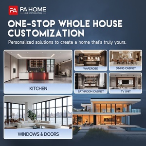 Pinai ประตูทางเข้าด้านความปลอดภัยสำหรับที่พักอาศัยที่ทันสมัยประตูห<span class=keywords><strong>น</strong></span>้าอะลูมิเนียมภาย<span class=keywords><strong>น</strong></span>อกอาคาร - Product Image 6