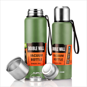 Flacon à vide à double paroi en acier inoxydable de 500ml/750ml/1000ml - Product Image 1