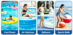 Pompe à air portable mini rechargeable par USB, 30 minutes d'autonomie, pompe à air électrique avec divers embouts - Product Image 6