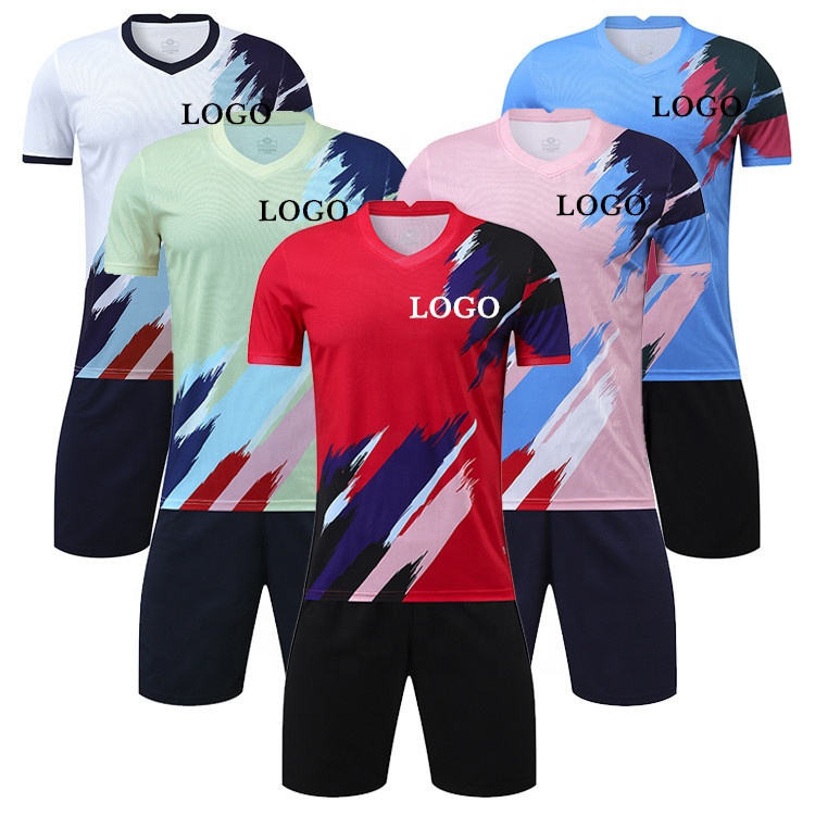 工場卸売サッカーユニフォームセット カスタム メンズ キッズ クラブ