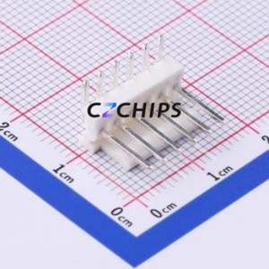 M2545R-06P Wire-to-Board Pin Header Bent Lead Through Hole,P=2.54mm Connector 1x6P 2.54mm Right Angle Insert 6P - Product Image 1