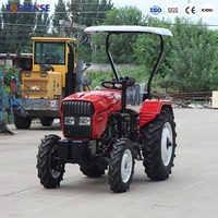 Équipement agricole chinois, mini tracteur 4x4 de 37 kW avec chargeur frontal