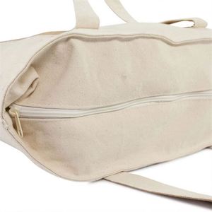 Bolsa de Mano Elegante de Gran Capacidad, Bolsas de Compras de Lona de Algodón Ecológicas para Mujer con Logotipo Personalizado - Product Image 4
