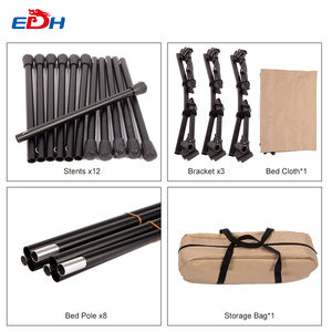 Lit de camping pliable en aluminium, bâton de <span class=keywords><strong>marche</strong></span>, sacs, luxe, portable, <span class=keywords><strong>camion</strong></span> léger, lit de camping pliable - Product Image 4