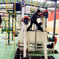 Ligne de production d'aliments pour volailles RICHI 1-2 tonnes par heure - Usine de fabrication de machines à aliments pour volailles à économie d'énergie
