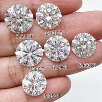 Joyería Messi, Diamante Cultivado en Laboratorio con Certificación IGI, Corte Brillante Redondo, Color D, 0.3-6ct, VVS VS CVD HPHT, Excelente Diamante Cultivado en Laboratorio
