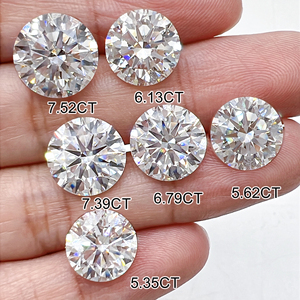 เครื่องประดับ Messi ได้รับการรับรองจาก IGI เพชรทรงกลมเจียระไนแบบบริลเลียนท์ เพชรสร้างในห้องปฏิบัติการ สี D น้ำหนัก 0.3-6 กะรัต ระดับความสะอาด VVS VS เทคนิค CVD HPHT เพชรคุณภาพเยี่ยมที่เพาะเลี้ยงในห้องปฏิบัติการ - Product Image 1