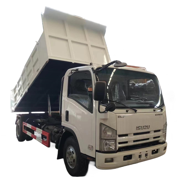 Truk sampah dump truck kualitas tinggi ISUZU 4*2 baru bekas 50ton 7on Tipper truk sampah tambang truk sampah dump tipper tambang